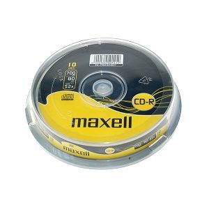 MAXELL CD-R 52X 10LU CAKEBOX - 624027.40.CN
