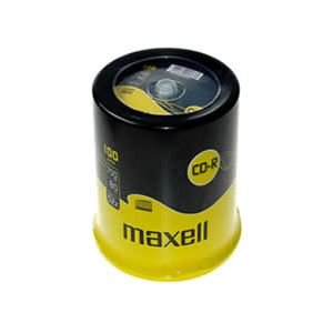 MAXELL CD-R 52X 100LU CAKEBOX - 624841.01.CN