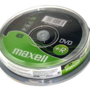 MAXELL DVD+R 4.7GB 16X 10LU CAKEBOX - 275632.34.TW