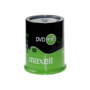 MAXELL DVD+R 4.7GB 16X 100LU CAKEBOX - 275641.25.GB