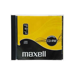 MAXELL CD-RW 12X 10MM KUTULU TEKLİ - 626001.02.TW