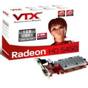 VTX HD5450 64B1GB/2GB DDR3 VGA DVI HDMI 16X