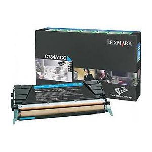 LEXMARK C734A1CG MAVI TONER 6.000 SAYFA