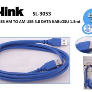 S-LINK SL-3053 USB 3.0 DATA KABLOSU 1.5M