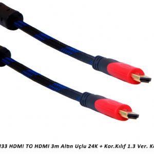 S-LNK HDM33 HDMI TO HDMI ALTIN ULU 24K 1.3 Ver. KABLO 3M
