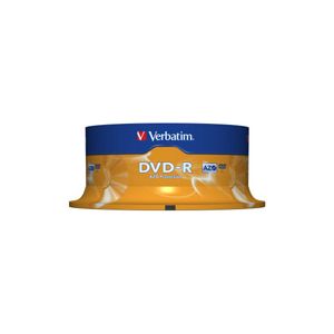 VERBATIM 43522  DVD-R AZO MATG.4,7GB.16X 25 LI CAKEBOX