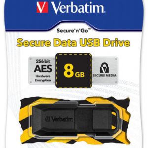 VERBATIM 44070 8GB SECURE N GO USB BELLEK