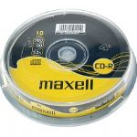 MAXELL CD-R 52X 10LU CAKEBOX - 624027.40.CN
