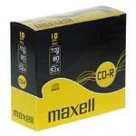MAXELL CD-R 52X 5MM KUTULU - 10 LU - 624003.01.CN