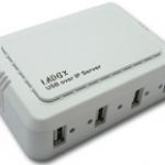 LADOX LD-3154  4 PORT USB IP&MULTI PRINT SERVER