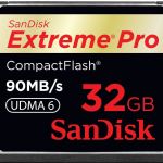 32 GB CF KART 160Mb/s EXT PRO SANDISK SDCFXPS-032G-X46