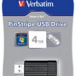 VERBATIM 49061 4GB PINSTRIPE USB BELLEK-SURGULU KAPAK